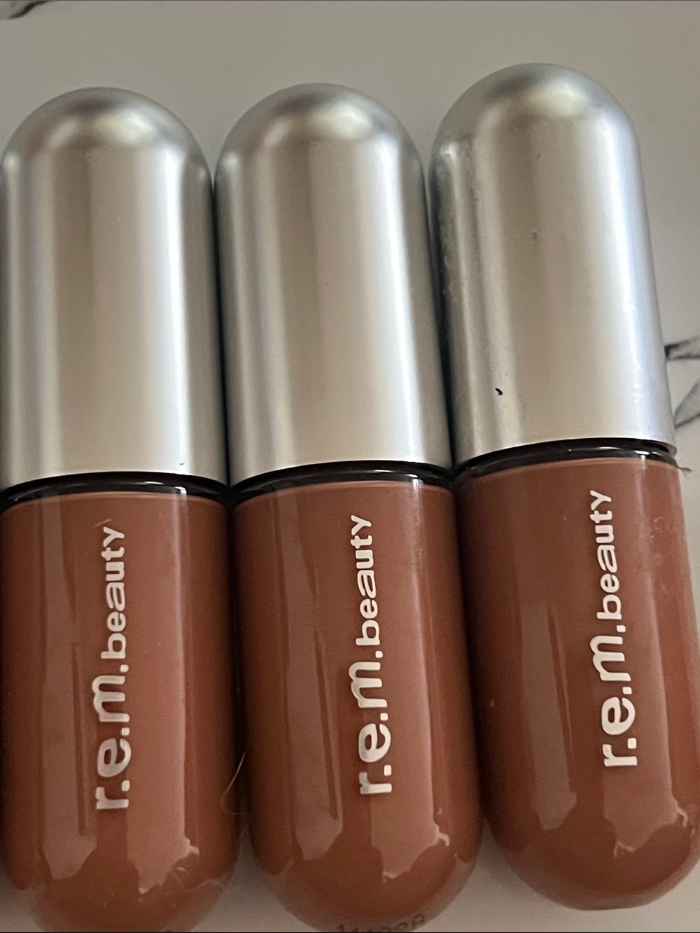 r.e.m.beauty Creamy Matte Liquid Lipstick — Warm Brown
